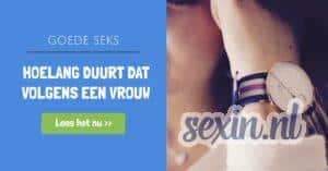 Hoelang duurt goede seks voor vrouwen